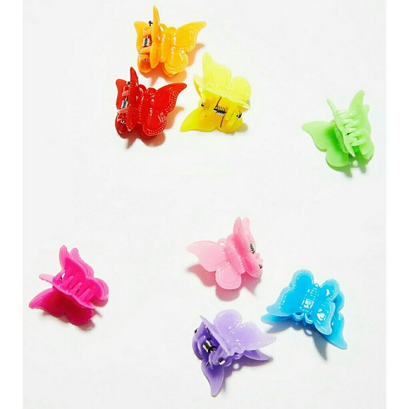 Set Butterfly Hair Clips 90s Y2K Festival Rave - Picture 8 of 9